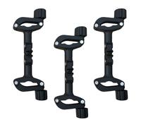 Kisangel Adjustable Detachable Connector to for Pushchairs Twin Stroller Join Two Black Identical Strollers, Suitable for Walking and Sitting