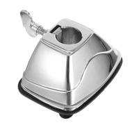 Kisangel Adjustable Floor Tom Drum Bracket with Stable Metal Base Compact Drum Clamp Quick Assembly and Unshakable Support