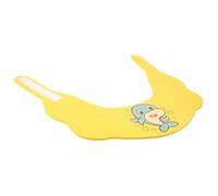 Kisangel Adjustable Hair Wash Peaked Visor for Bathing Shampoo Cap with Large Brim for Dry Face Protection Safe Non Toxic Yellow Hair Washing Shield
