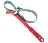 Kisangel Adjustable Heavy Duty Belt Wrench for Oil and Fuel Filter Removal Anti-Slip Strap Spanner with Ergonomic Handle Multipurpose Plumbing and Auto Repair Tool Large