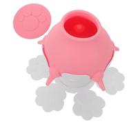 Kisangel Adjustable Height Puppy Milk Feeder for Small Animals Lightweight Silicone Nursing Bottle for Kittens and Puppies Multi-use Feeding and Watering Device for Newborn Pets and Group