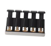 Kisangel Adjustable Resistance Finger Strengthener for Guitar and Piano Portable Five-key Trainer with Simulated Instrument Layout Lightweight Hand Exerciser for Strength and Flexibility