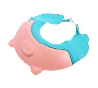 Kisangel Adjustable Shower Cap with Pig Design Hair Washing Hat for Premium PP Material Ear and Eye Protector for Boys and Bath