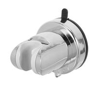 Kisangel Adjustable Shower Head Holder with Heavy-Duty Suction Cup for Handheld Showerheads No Drilling Wall Mount Bracket Removable Plastic Bathroom Sprayer Support Stable and Easy to
