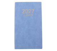Kisangel Agenda Planner 2027, A6 Size Monthly Calendar with Colored Tabs