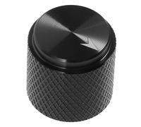 Kisangel Aluminum Alloy Guitar Potentiometer Knobs Volume Knob Mesh Design for Bass Guitar Volume Control