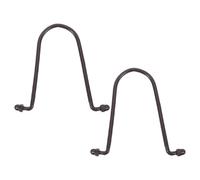Kisangel Aluminum Alloy Rain Chain Hooks Metal Adapter 2Pcs Downspout Hooks for Outdoor Garden Gutter Drain