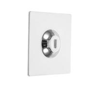 Kisangel Anti-theft Laptop Lock Anchor Plate with Self Adhesive Design, Alloy Security Base for Notebook and Laptop, Sleek Silver Desk Mount for Public Spaces and Workspace Protection