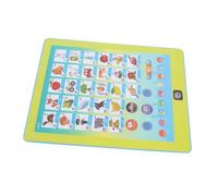 Kisangel Arabic Language Learning Tablet for Touchscreen Sound Books Battery Operated Early Education Interactive Preschool Learning Machine for Alphabet and Sensory Play