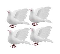 Kisangel Artificial Birds Ornaments Large Dove Decor for Wedding Mall Event Decorations
