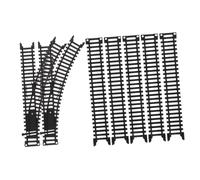 Kisangel Authentic High Speed Train Track with Straight and Y Shaped Rails Educational Model Railroad for Expandable Plastic Tracks for Creative Play and Spatial Skill Development