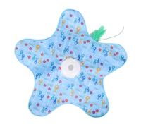 Kisangel Automatic Cat Teaser Hunting Cover with Silent Motor Lightweight Interactive Electronic for Indoor Kittens Portable One-button Play Exercise and Chasing