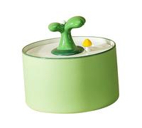 Kisangel Automatic Ceramic Pet Drinking Fountain Capacity Water Dispenser with Filter Durable Easy to Clean Fresh Flowing Water for Cats Dogs Promotes Hydration