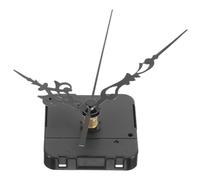 Kisangel Backwards Wall Clock Reverse Movement Mechanism Replacement DIY Kit with Battery Operated Motor, Black Plastic and Iron Material, for DIY Clock-making and Eye-catching Display