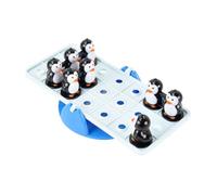Kisangel Balance Penguins Seesaw for Interactive Balance Game with Puzzles Plastic Educational Lever Play for Brain Exercise and Creativity Development Families