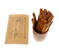 Kisangel Bamboo Divination Tool for I Ching Learning with Hexagram Sticks Portable Fortune Telling Game Kit for Wealth and Luck Lightweight Mystical Chinese Fortune Casting Instrument