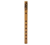 Kisangel Bamboo Flute 6-Hole Vertical Clarinet Student Practice Instrument Traditional Chinese Wind Instrument for Beginners and