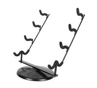 Kisangel Bamboo Flute Holder Stand with Round Base - Household Flute Organizer Rack for Display and Storage of Dizi and Ethnic Wind Instruments in Music Rooms