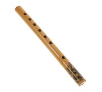 Kisangel Bamboo Vertical Flute 6-hole Chinese Bamboo Clarinet Musical Instrument for Beginners Student Recorder Traditional Wind Instrument for Performance and Learning