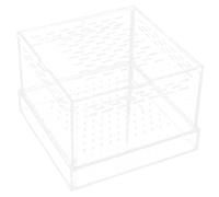 Kisangel Barley Worm Breeding Box Yellow for Spider Enclosure and Reptile Feed Bins Practical Kit