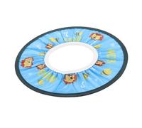 Kisangel Bathing Hat with Elastic Ear Protection Adjustable Cartoon Shower Cap for Thick Prevents Water in Eyes and Ears Soft Elastic Fit for Shower Hair Wash