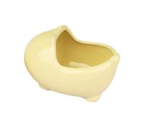 Kisangel Bathtub for Hamster Ceramic Pet Cooling Bathing Tub The Hamster Lives Pet Bed