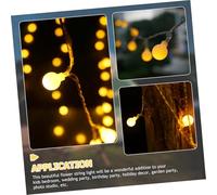 Kisangel Battery Powered LED String Lights LEDs with Modes Warm Fairy Canopy Lights for Outdoor Camping Tent Umbrella Decor Portable Ambient Lighting for Garden Patio
