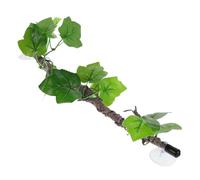 Kisangel Bendable Jungle Vines for Reptiles Artificial Climbing Branch with Suction Cup Flexible Fake Plants Decor for Chameleons Snakes Frogs and Bearded Dragons Terrarium Habitats