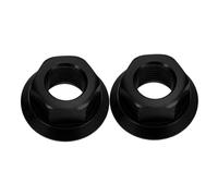 Kisangel Bicycle Hub Nuts Front Rear Axle Nut Aluminum Alloy for Mountain Folding Fixed-gear Bikes Secure Wheel Hub Connection Stable Cycling Spare Parts