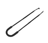 Kisangel Bike Training Handle Push Rod for Balance Bikes Ergonomic Safety Trainer Bar for Cycling Stability Indoors and Outdoors Black Short Version