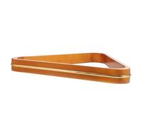 Kisangel Billiard Ball Triangle Rack Wooden Pool Ball Holder with Fall Resistance and Wear Resistance Features, Pine Material Triangle Frame for Billiards Lovers and Game Room Accessories