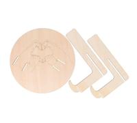 Kisangel Birth Announcement Sign Wooden Engraved Girl Announcement Sign Beige Elegant Craftsmanship Easy to Clean Shower Decor Maternity Ward Display