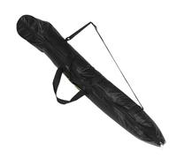 Kisangel Black Erhu Protective Bag Canvas Carrying Case with Adjustable Handheld and Shoulder Straps Cotton Padding for Chinese Musical Instrument Stage Performance