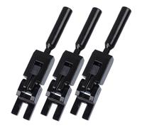 Kisangel Black Metal Guitar Locked String Saddles Prevent String Breakage and Improve Sustain 3pcs for Electric Guitar Tremolo Bridge Suitable for Double Locking System