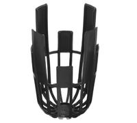 Kisangel Black Plastic Downspout Guard Gutter Cover Leaf Strainer, Prevents Clogging and Speeds up Water Drainage, for Roof Gutters and Outdoor Drainage Protection