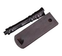 Kisangel Black Wood Flute Collection Stand Desktop Rack Delicate Adornment Beautiful Design for Retail Store and Desktop Stand