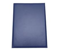 Kisangel Blue Leather Certificate Holder for Diploma and Certificate, Padded Cover Folder for Award Presentation and Home Use, A4 Size Graduation Diploma Case