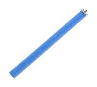 Kisangel Blue Plastic Parrot Perch Stand for Cockatiels and Conures, 25cm Bird Cage that Keeps Beaks and Nails Trimmed, Provides Exercise for Feet and Legs, for Rest and Playground