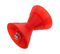 Kisangel Boat Trailer Roller Assembly Red Bow Stop Roller for Loading Unloading Durable Trailer Accessory Reliable Support
