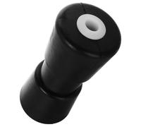 Kisangel Boat Trailer Roller Black Pp Marine Protection Keel Guide with Installation Bolts Smooth Sliding for Rescue Boats and Yacht Trailers