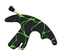 Kisangel Bow Release Plastic Archery Release Aid with Comfortable Grip Finger Protection Stainless Steel for Practicing Outdoor Sports Archers