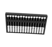 Kisangel Braille Abacus for Blind Students Plastic Math Tool with Tactile Braille Markings Easy Arithmetic Counting for School and Home Learning