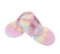 Kisangel Breathable Ballet Shoes Lightweight Soft Sole Dance Flats for Preschool Ballet Practice Slip Resistant Gymnastics Slippers for Little Dancers Pink
