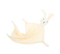 Kisangel Breathable Muslin Cotton Security Blanket with Soft Bunny Comforting Sleeping Towel for Newborns Unisex Muslin Blanket for Machine Washable Comforter for Boys