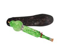 Kisangel C Key Gourd Hulusi Traditional Wind Instrument with Design Storage Box Bright Tone Faux Mouthpiece for Beginners Advanced Musicians