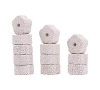 Kisangel Calcium Mineral Stone Chew Blocks 12Pcs for Hamster Rabbit Teeth Care and Gnawing Activity