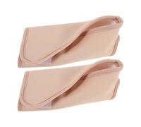 Kisangel Castor Oil Wrap 2pcs for Ankle and Foot Compression Soft Cotton Fabric Pack, Contours to Feet for Women’s Home and Travel Use