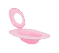 Kisangel Cat Toilet Trainer Seat Kit with Suction Cups, Pink Plastic Potty Training Tool for Adult Cats and Kittens, Reusable Toilet Training System for Bathroom Use