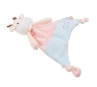 Kisangel Cattle Shaped Pacifying Towel Newborn Saliva Towel Appeasing Toy for Sensory Development