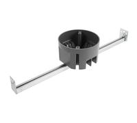 Kisangel Ceiling Fan Brace Electrical Box round with Adjustable Support Bar 55lbs for Secure Fan and Light Fixture Installation Metal Construction Suitable for Home and Commercial Use
